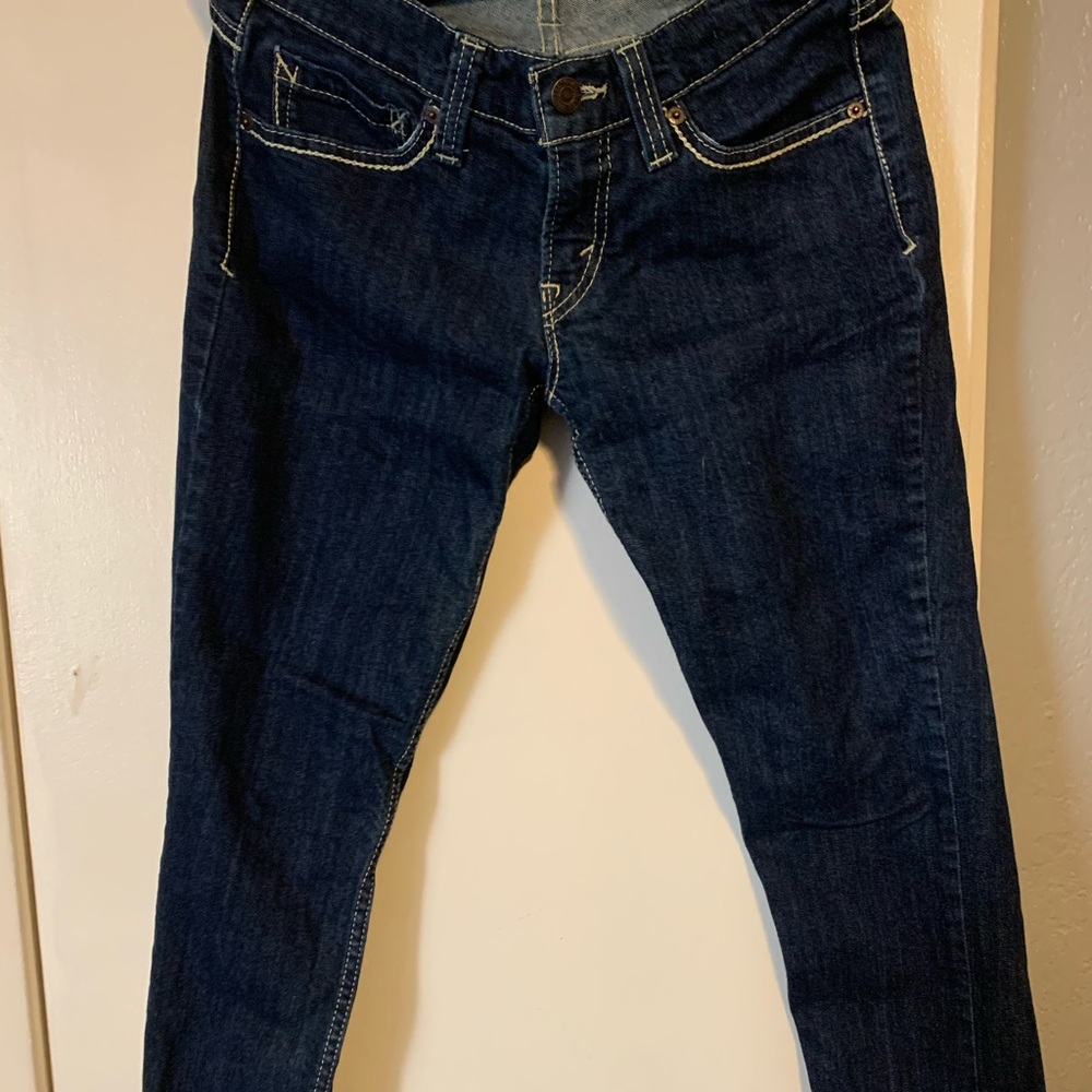 Levi’s size 7M 524 super low blue Levi’s jeans